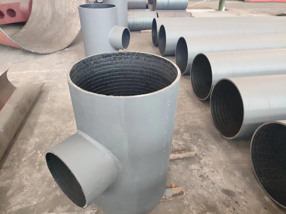 江苏8+4,8+6耐磨三通，堆焊耐磨三通