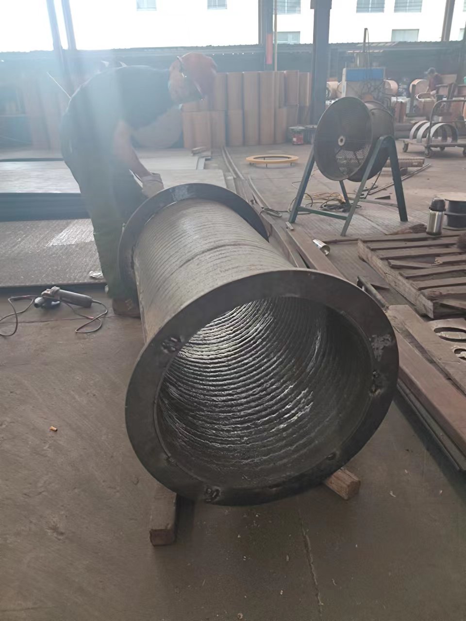 江苏双金属耐磨管，堆焊耐磨管6+4,6+6,8+6,10+6,12+8